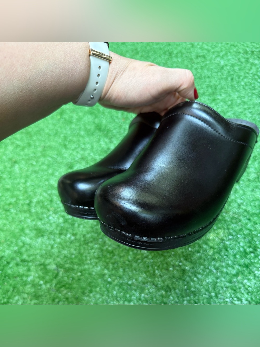 Dansko Sonja Women's Open Back Black Clogs Size 42 - Picture 11 of 15